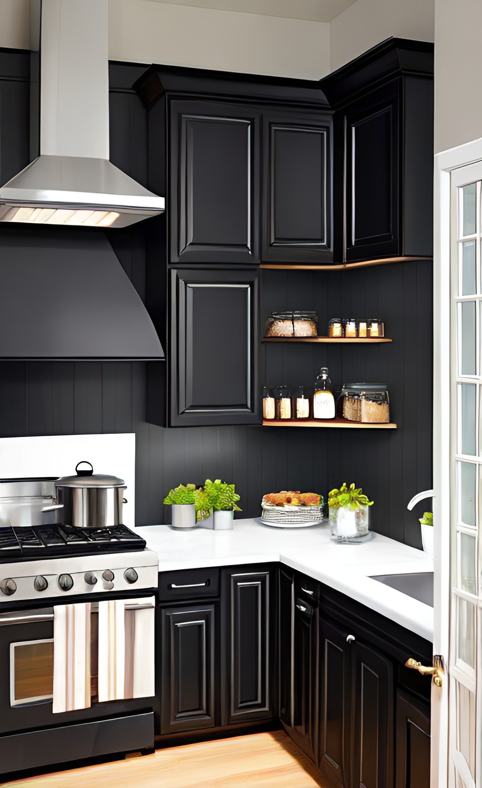Siyah Temalı mutfak dekorasyon fikirleri |  Black Themed kitchen decorating ideas