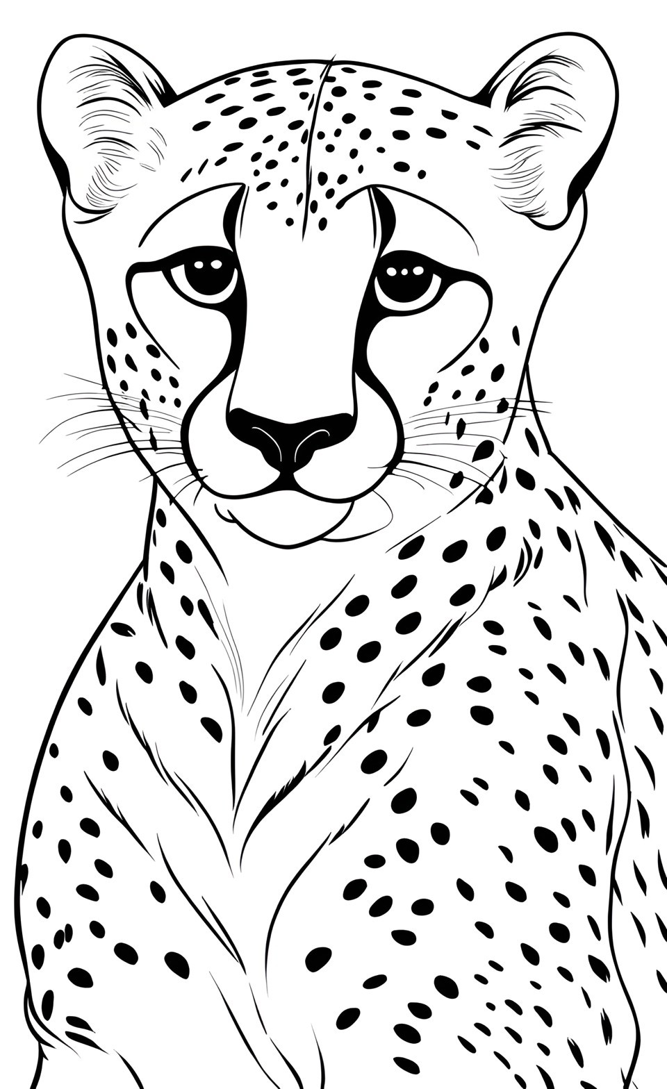 En İyi Çita Boyama Sayfaları | Best Cheetah Coloring Pages For