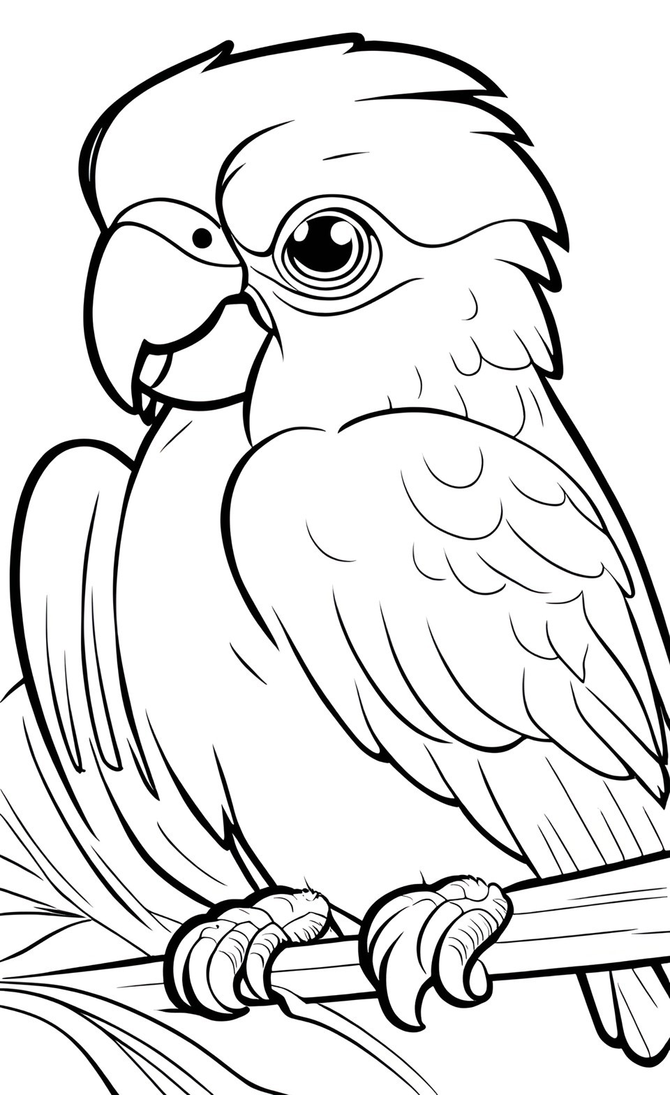 Beğenebileceğiniz 12 Papağan Boyama Sayfası | 20 Parrot Coloring Pages You May Like