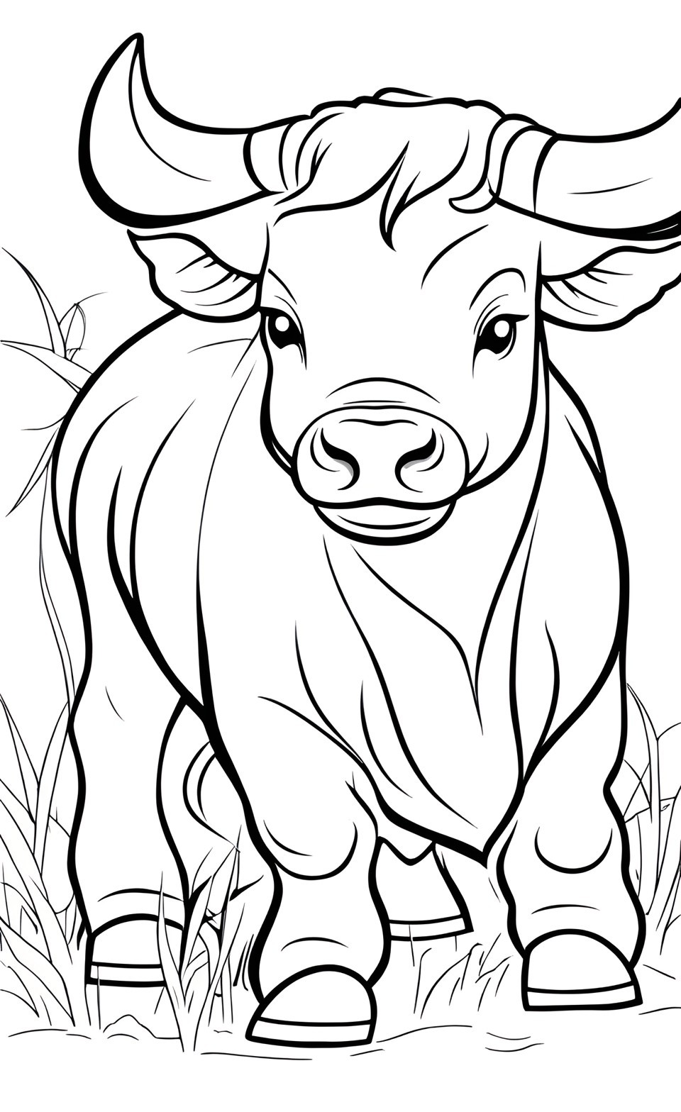 Birbirinden Güzel 15 Boğa Boyama Sayfası | 15 Beautiful Bull Coloring Pages
