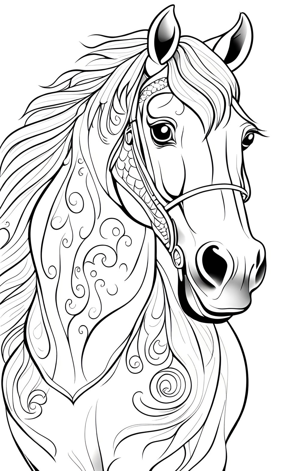 Horse Coloring Pages | At Boyama Sayfaları