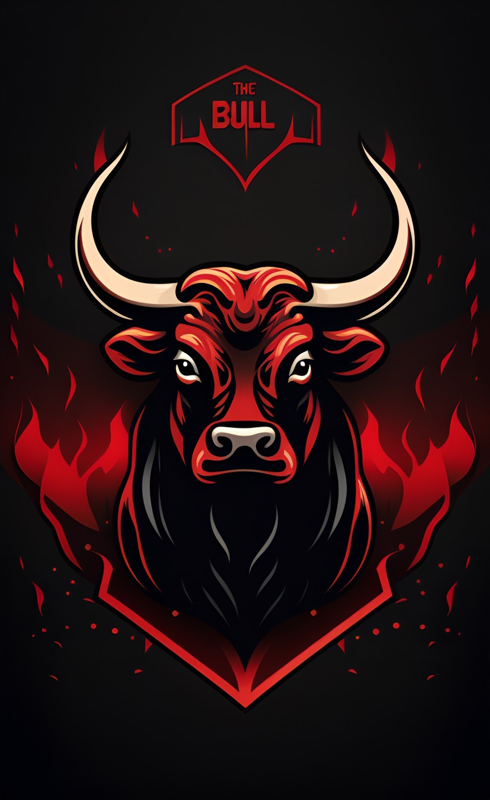 The Bull iPhone Wallpaper 4K