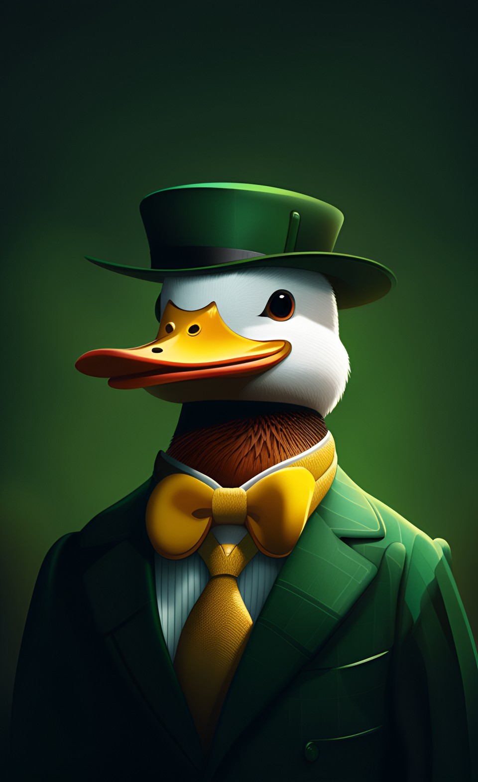 Mr Duck iPhone Wallpaper 4K