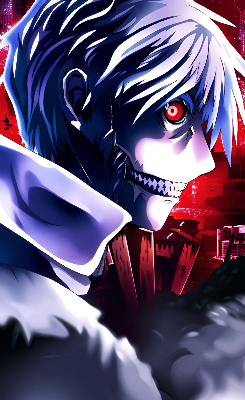 Tokyo Ghoul Anime iPhone Wallpaper 4K
