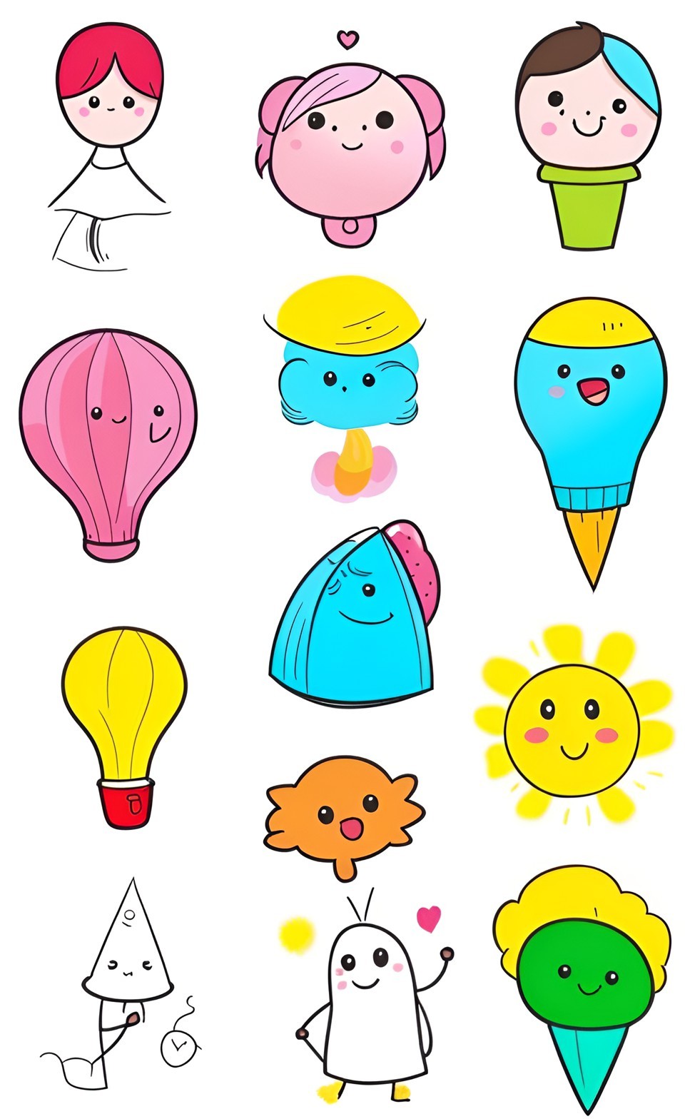 Cute  Drawing İdeas| Easy Drawing For Kids Step by Step