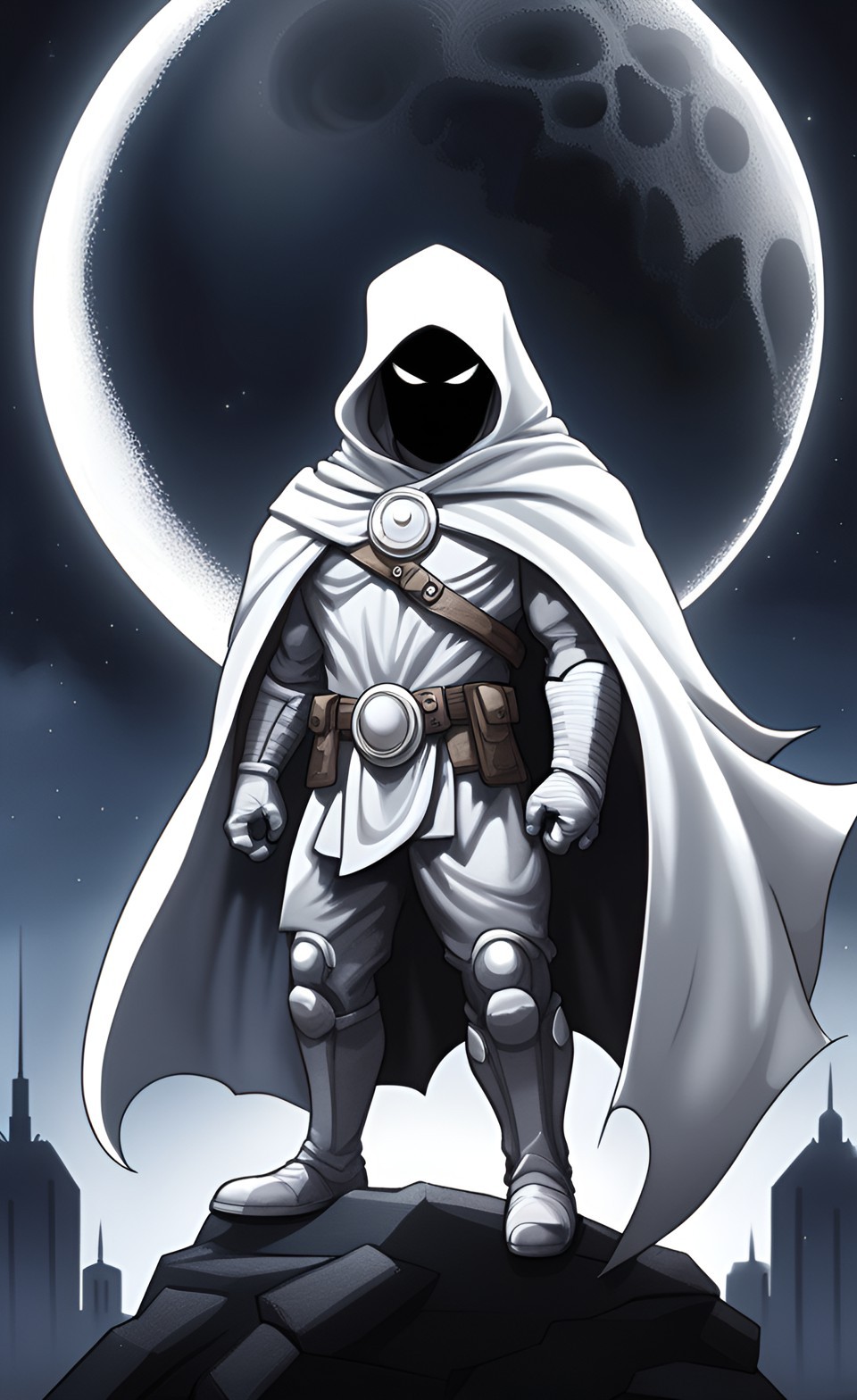Moon knight eternal pledge iPhone Wallpaper 4K