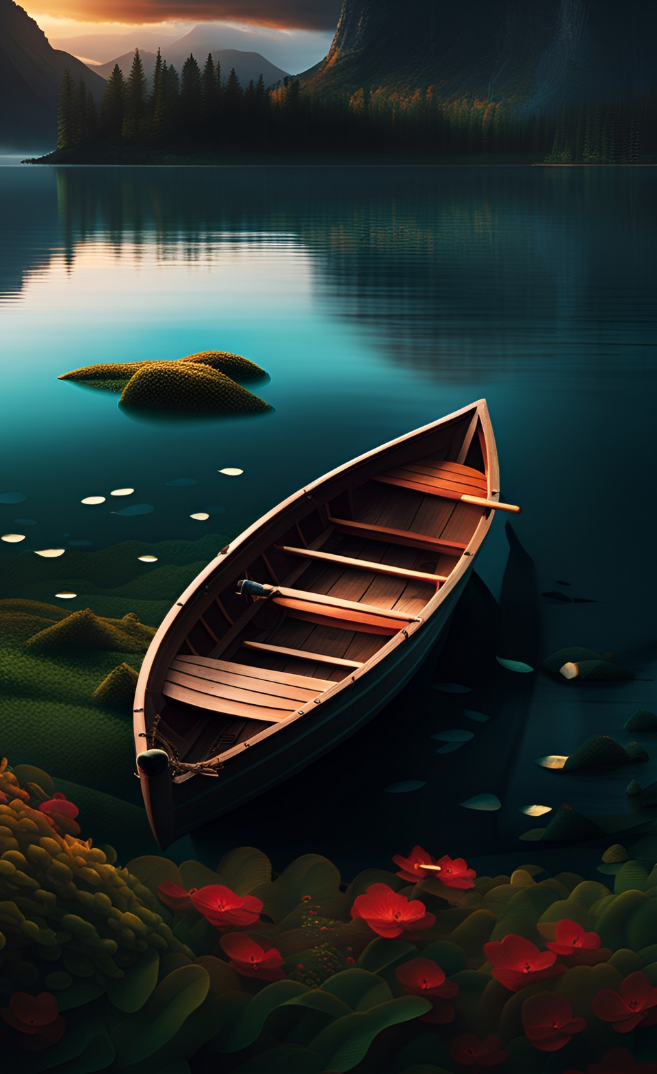 row boat iPhone Wallpaper iPhone Wallpaper 4K