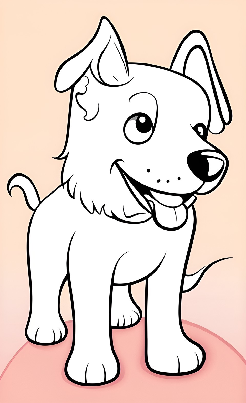 Free Printable Dog Coloring Pages For Kids #5