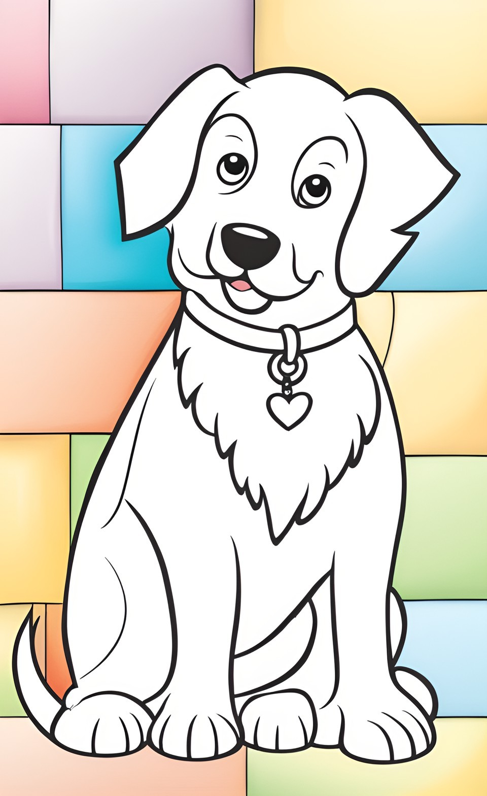 Free Printable Dog Coloring Pages For Kids #2