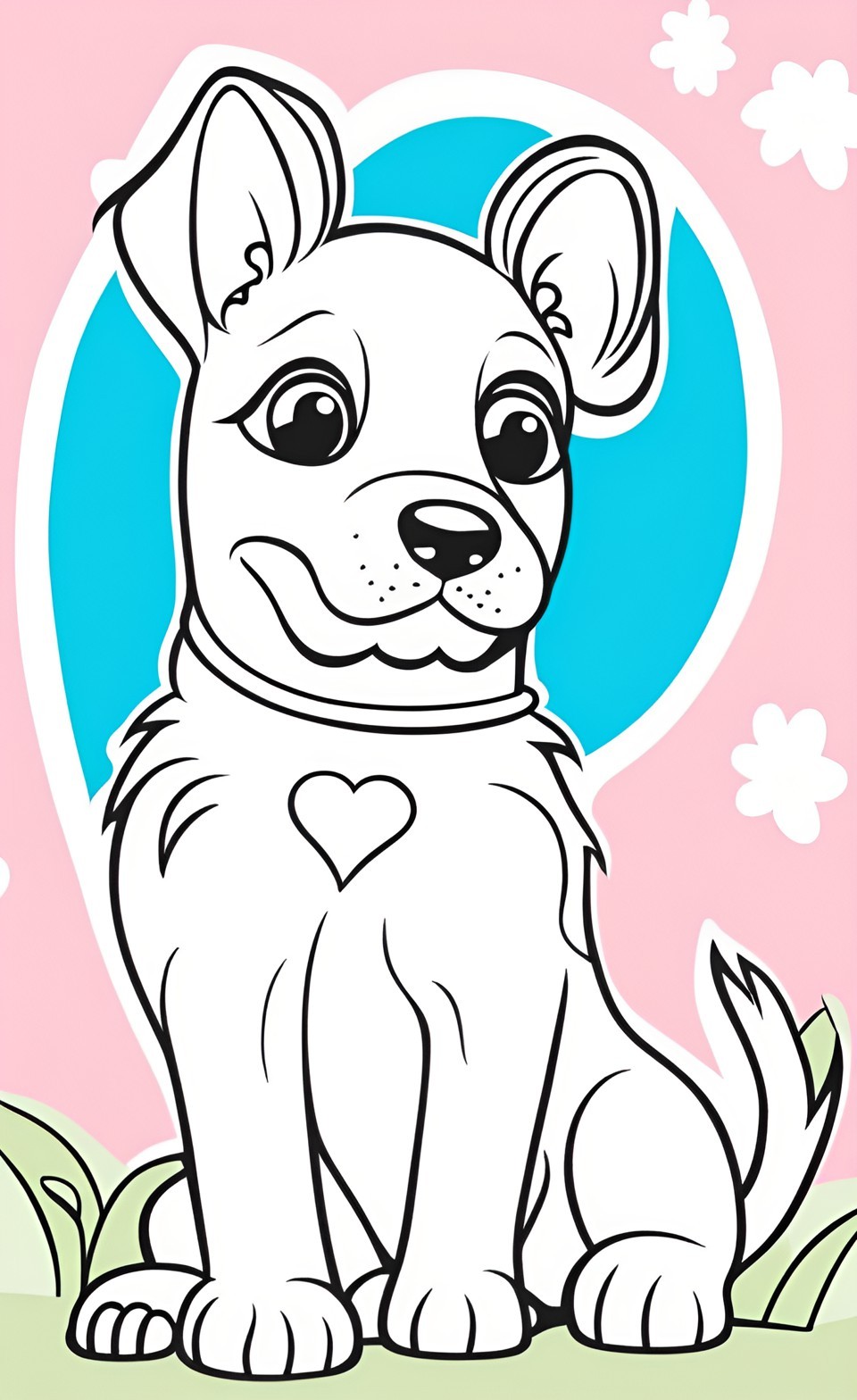 Free Printable Dog Coloring Pages For Kids #4