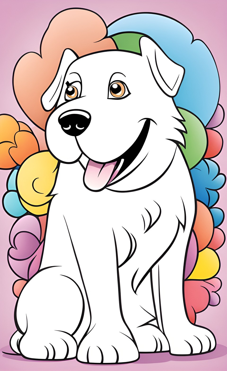 Free Printable Dog Coloring Pages For Kids #2