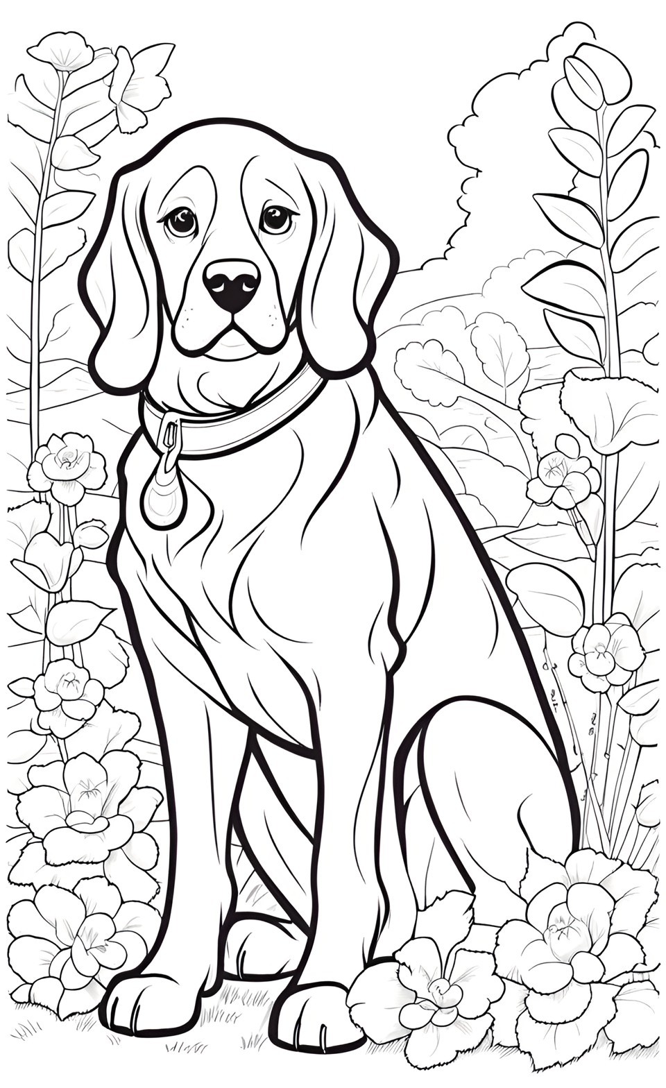Free Animal Coloring Page #8 | Cute Animals Coloring Pages