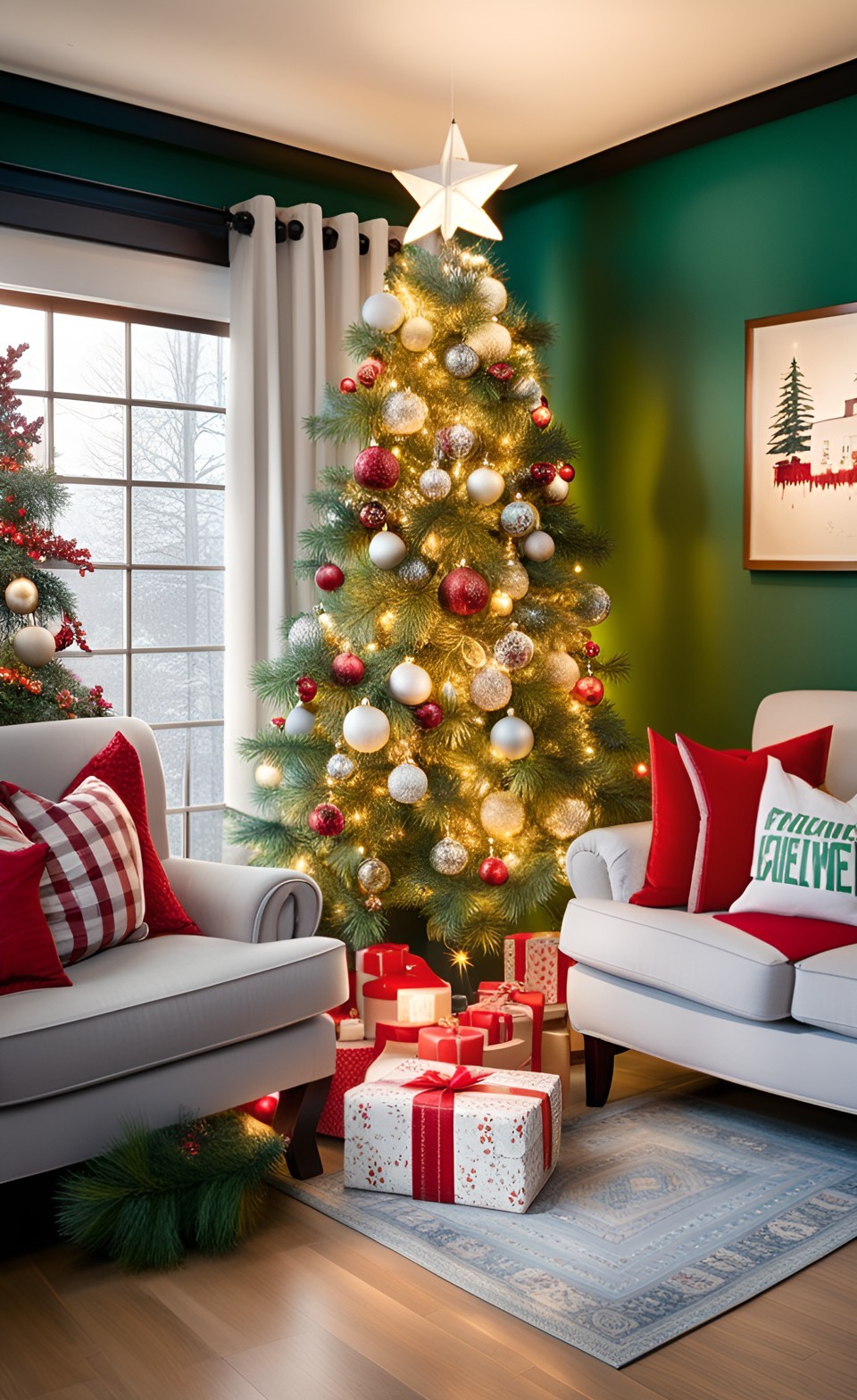 23 Magical Christmas Living Room Decor Ideas to Recreate