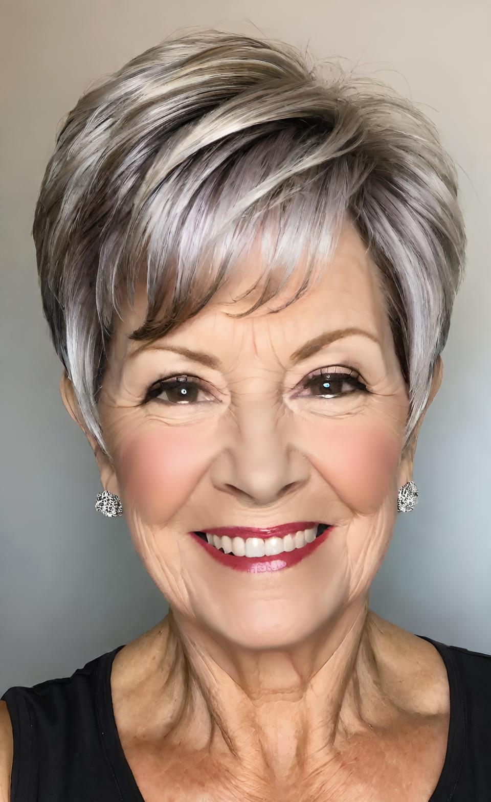 Wonderful Short Haircuts for Women Over 60
