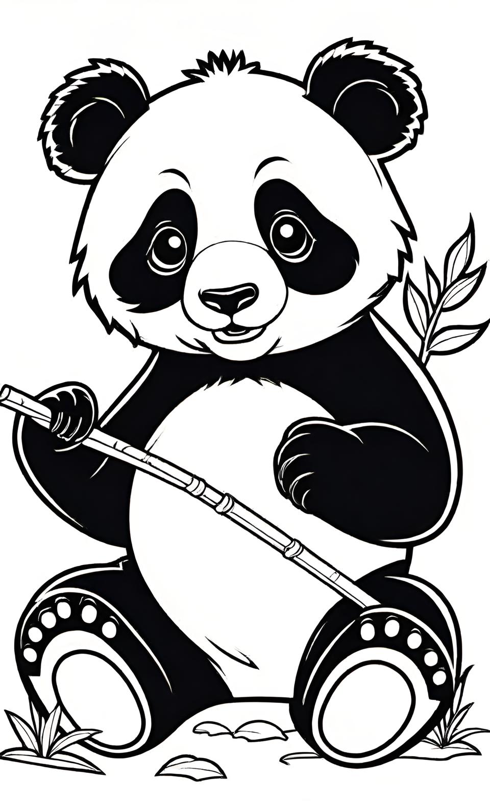 Free Printable Panda Coloring Pages