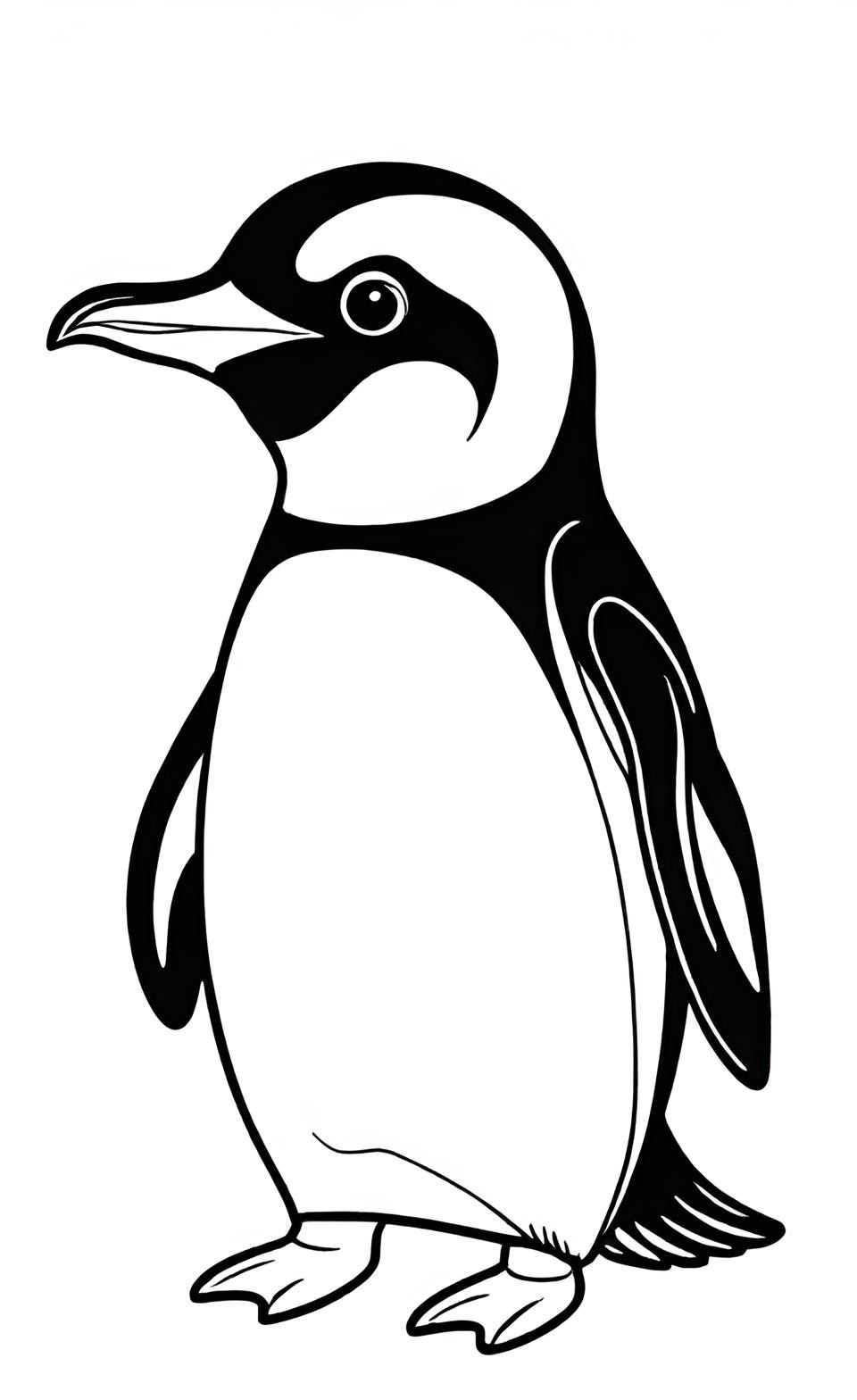 Free Printable Penguin Coloring Pages