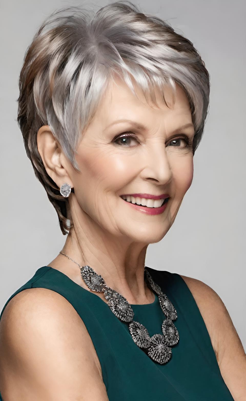 Wonderful Short Haircuts for Women Over 60