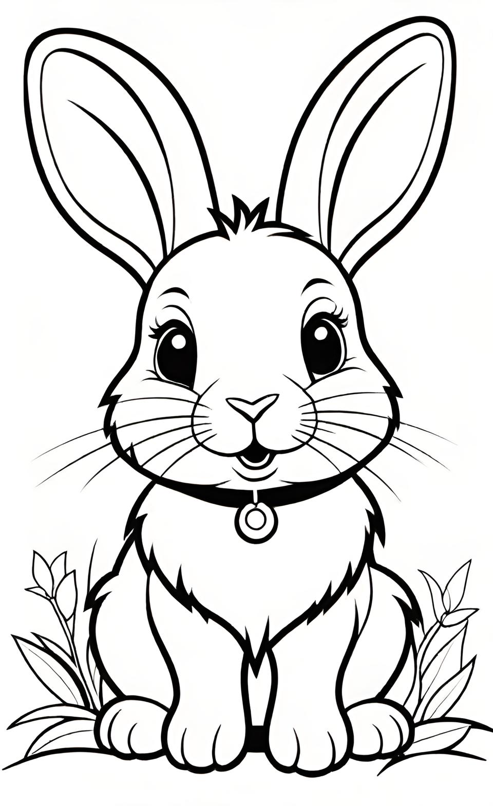 Free Printable Rabbit Coloring Pages
