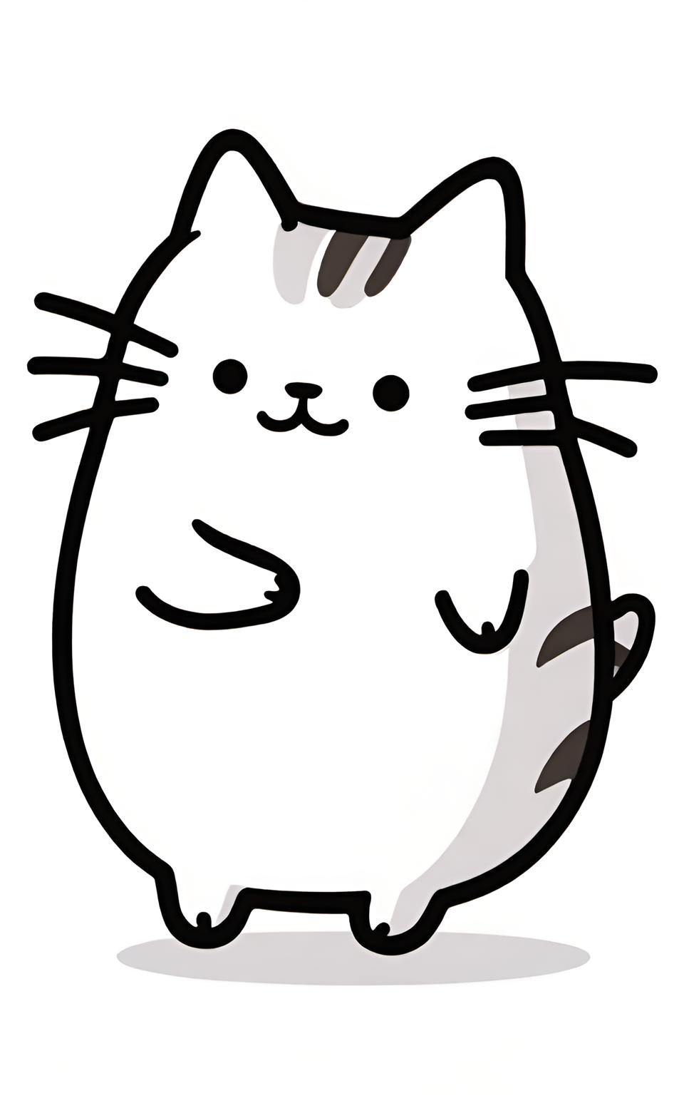 Free Pusheen Coloring Pages -  (Free Printable Sheets)
