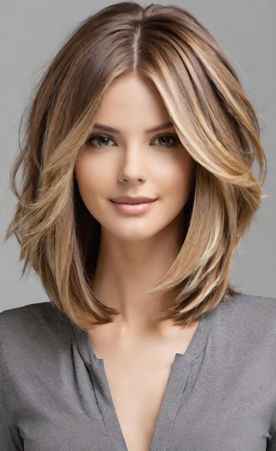 24 Beautiful Medium Length Hairstyles for Women to Wear in