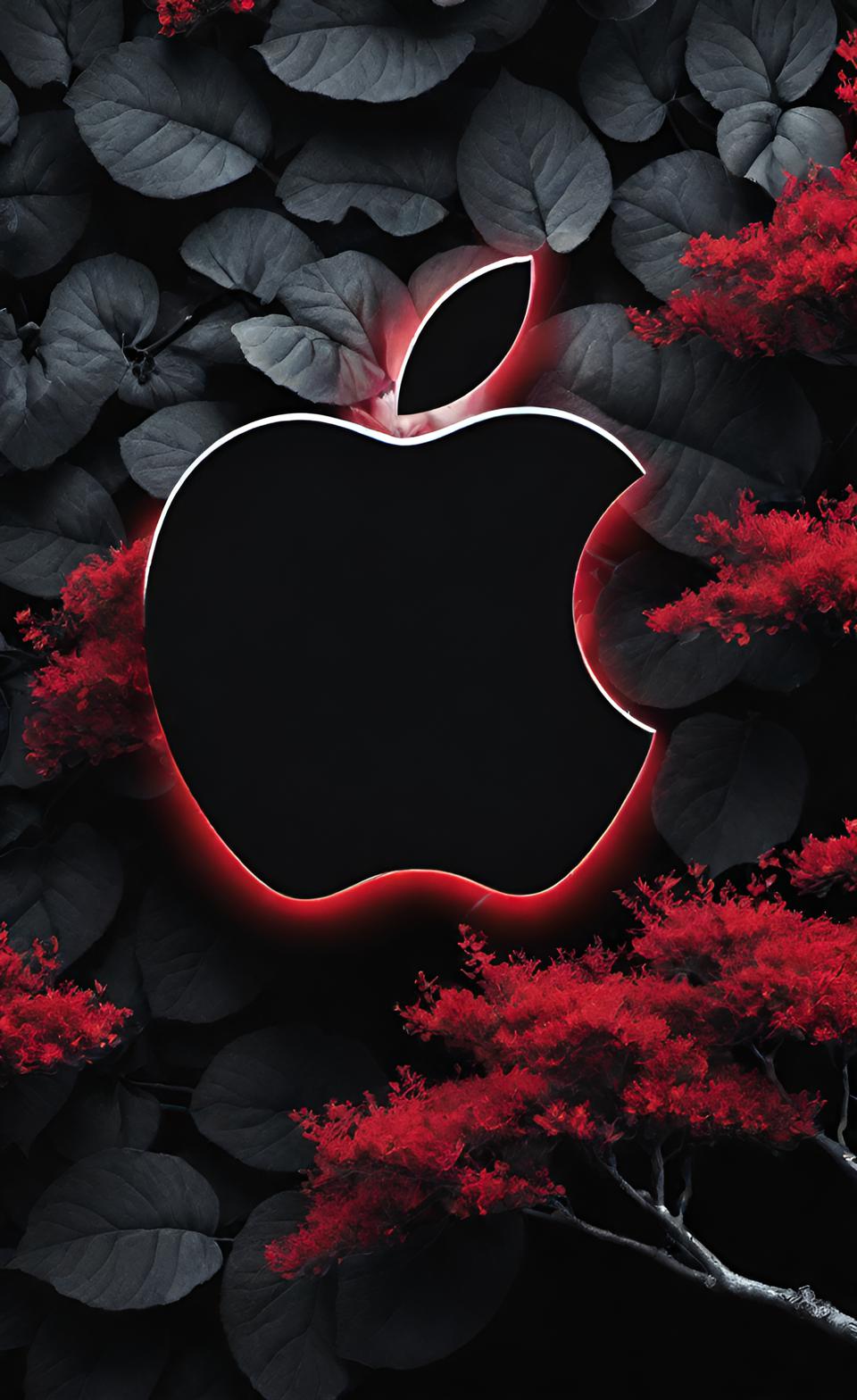 iPhone BlackRed Wallpaper 4K | iPhone 15 Pro Free Download
