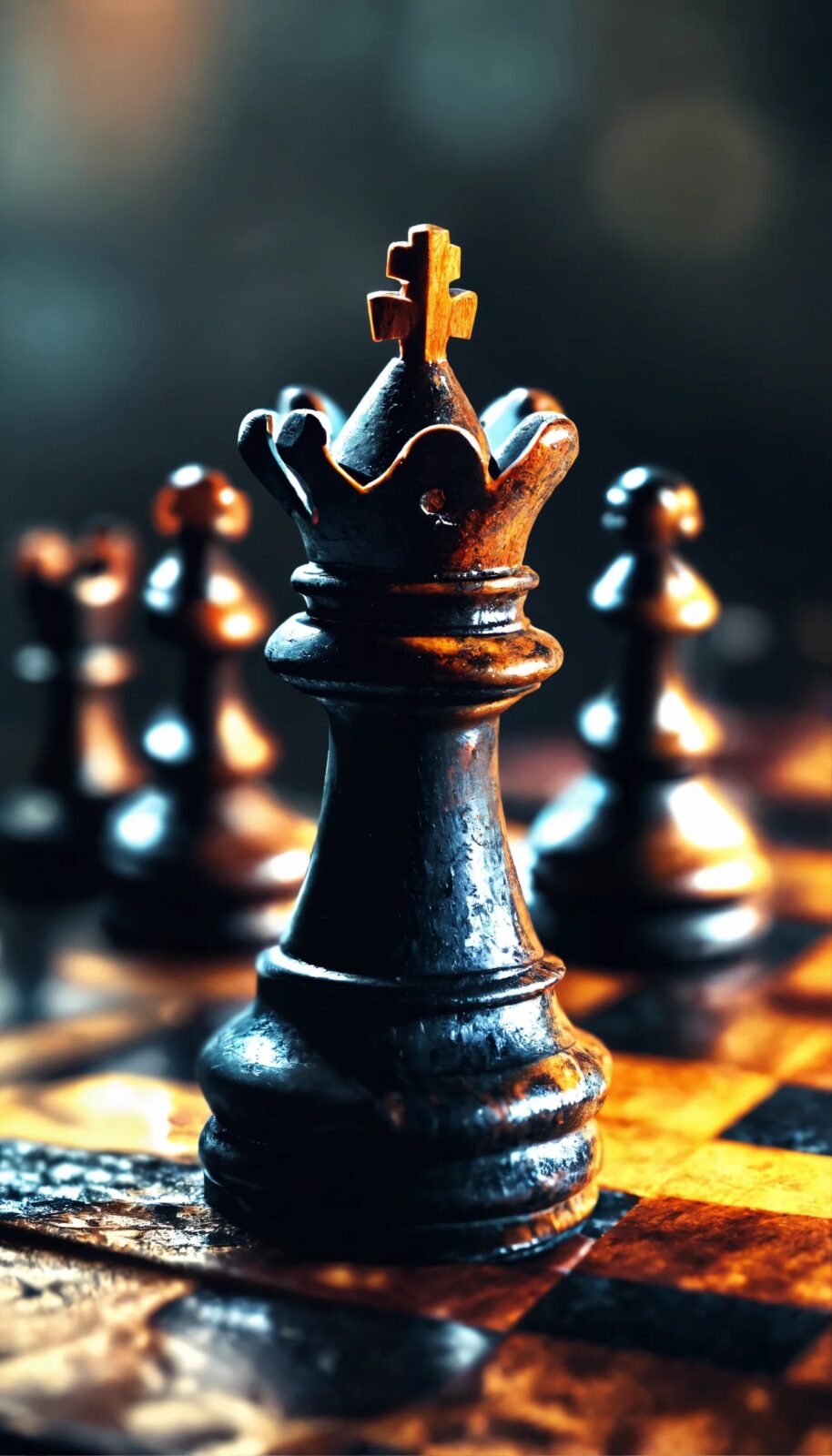 Chess Game King iPhone Wallpaper 4K | Free Download