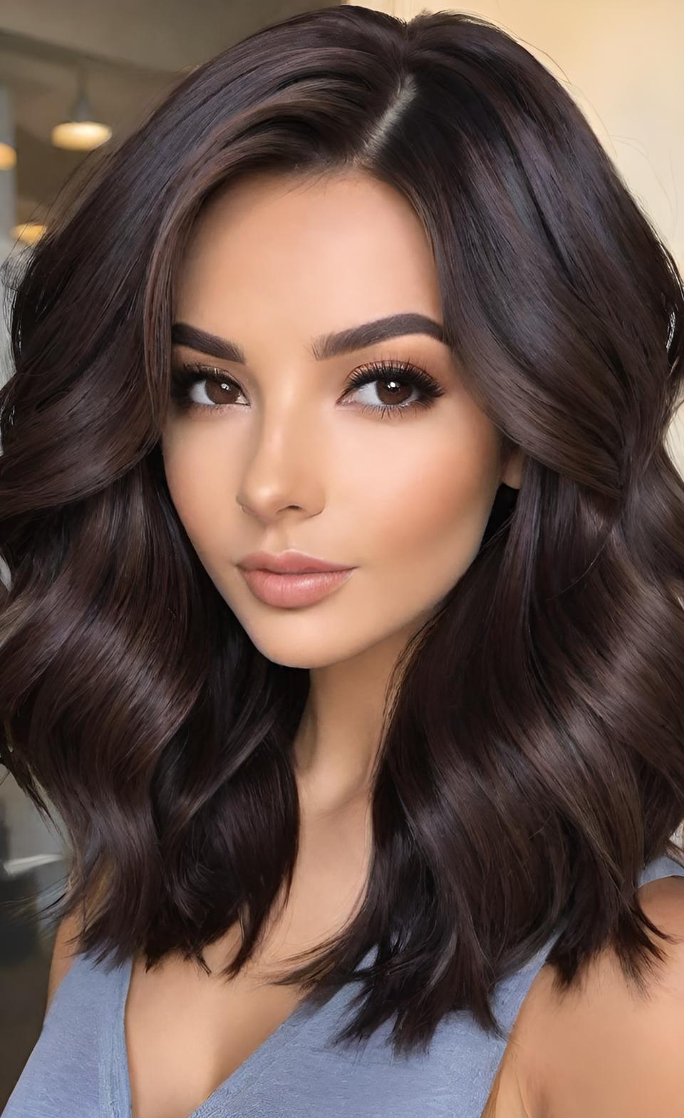 23 Gorgeous Dark Brown Hair Color Ideas To Try In 2024 – EĞİTİM KÜLTÜR