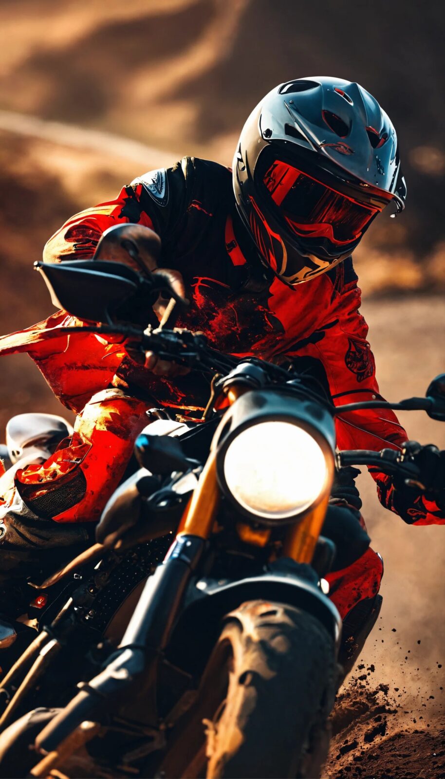 Moto Rider iPhone Wallpapers 4K