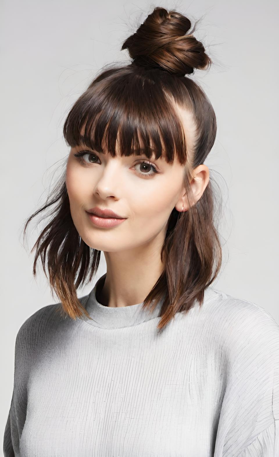 34 haircuts and hairstyles with bangs that are trendy right now