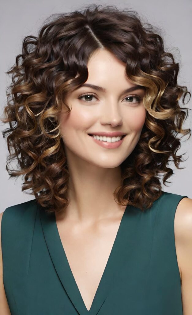 29 Charming Medium-Length Cuts with Voluminous Soft Curls