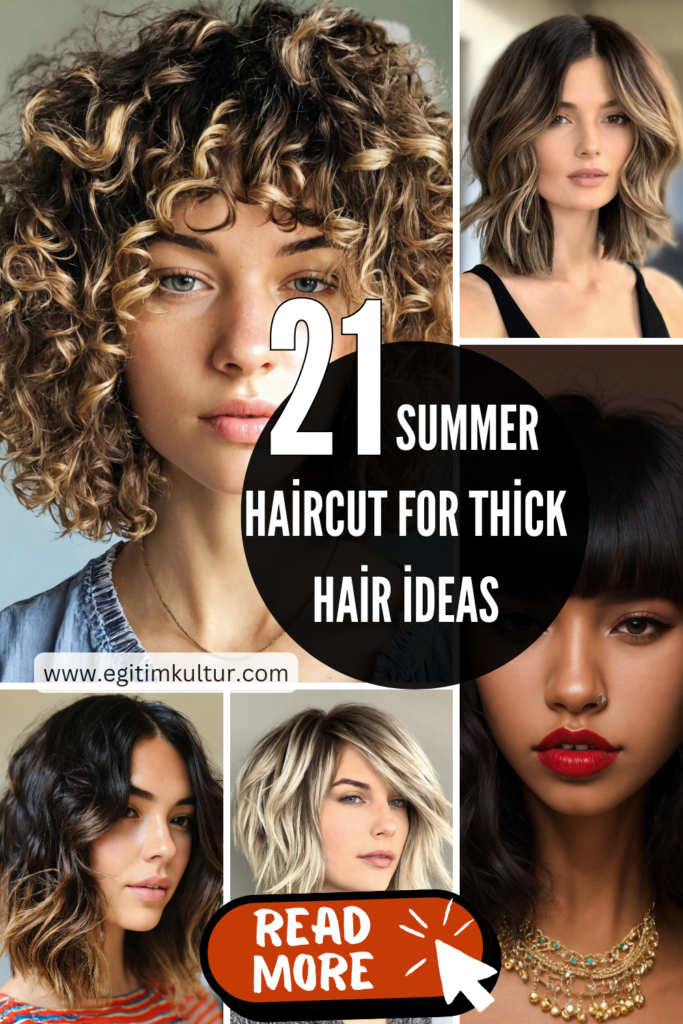 21 Summer Haircut for Thick Hair ideas