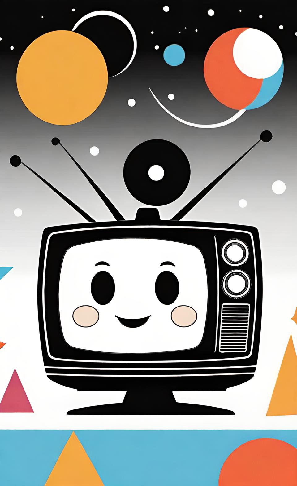 Television Coloring Pages For Kids