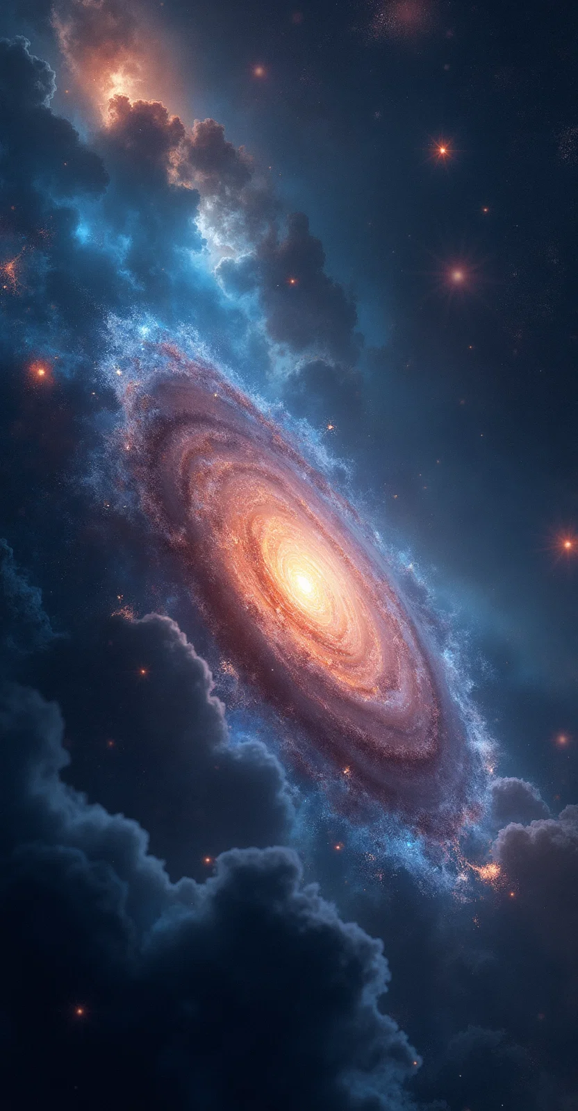 Galaksi Işıltısı Duvar Kağıdı – Galaxy Glow Wallpaper