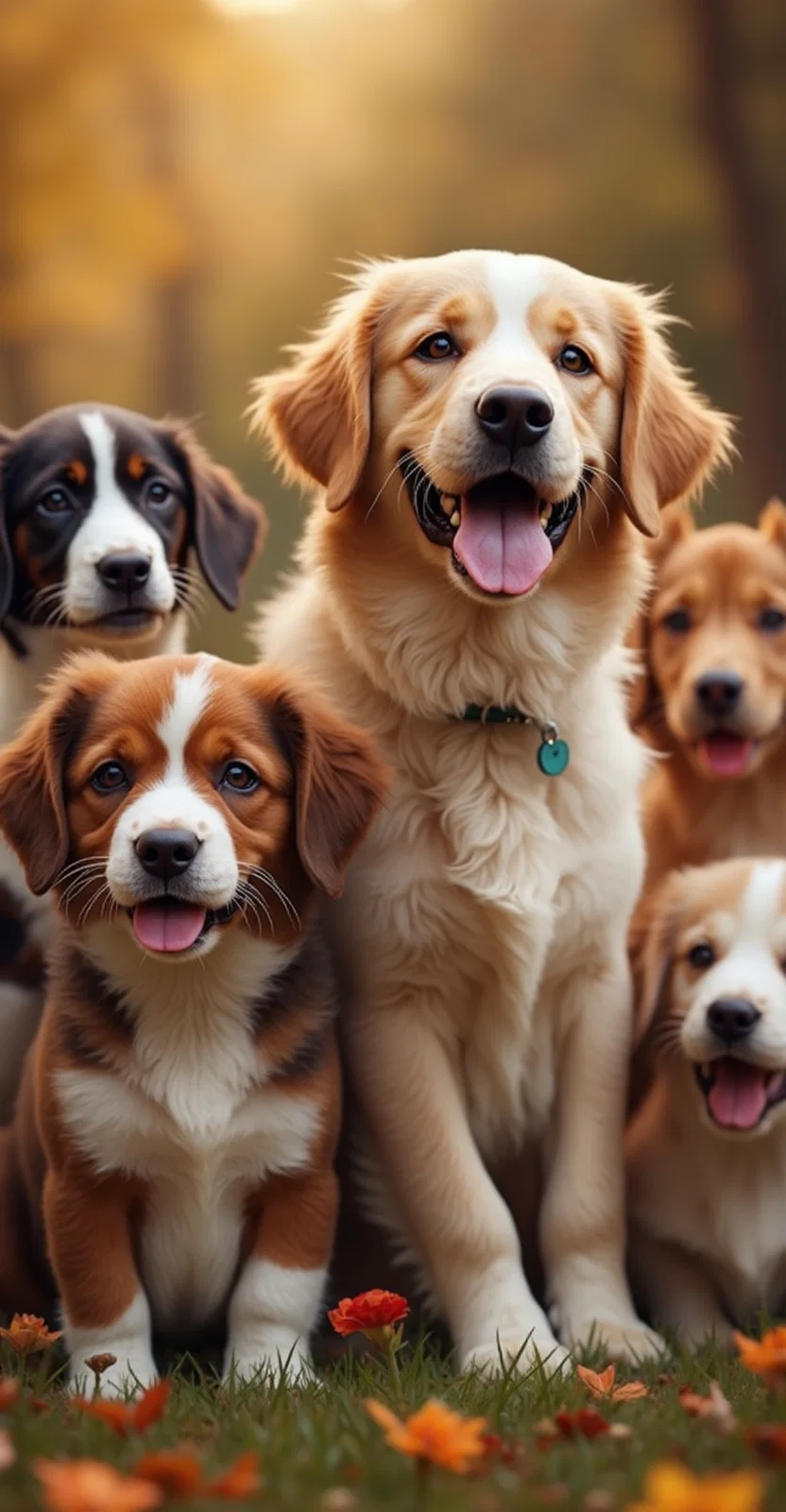 Sadık Dostlar Köpekler Duvar Kağıdı – Loyal Dogs Wallpaper 4K
