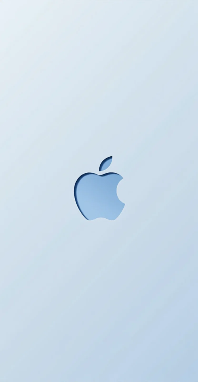 Sleek Apple Logo Wallpaper for iPhone 14 Plus in High Definition