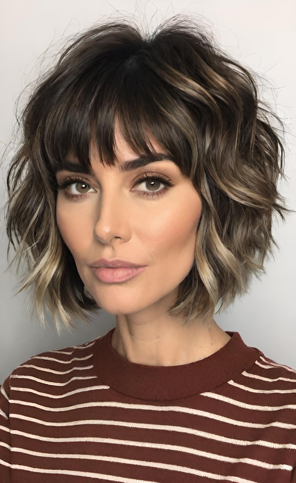 Chic Short Shag ✂️ | +27 Styles with Texture, Volume & Soft Bangs #ShagTrend