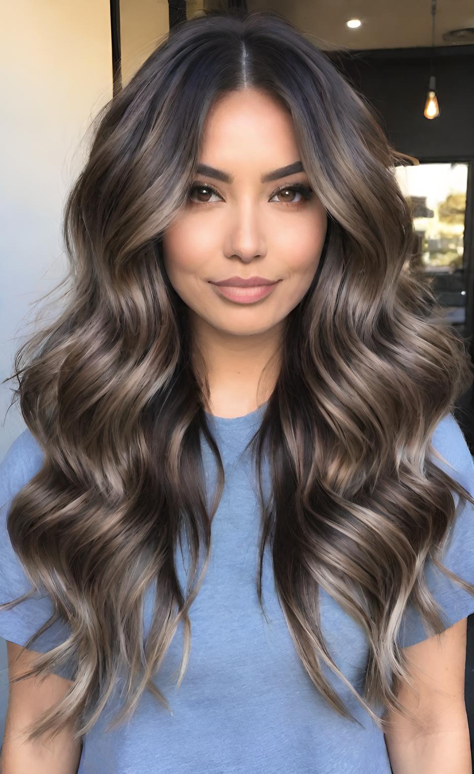 Stylish Waves 🌟 27 Ash-Balanced Balayage Shag Cuts Full of Modern Vibes