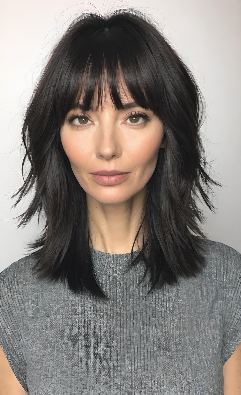 Weightless Shag Haircut ✂️ | Effortless Lift with Soft Bangs