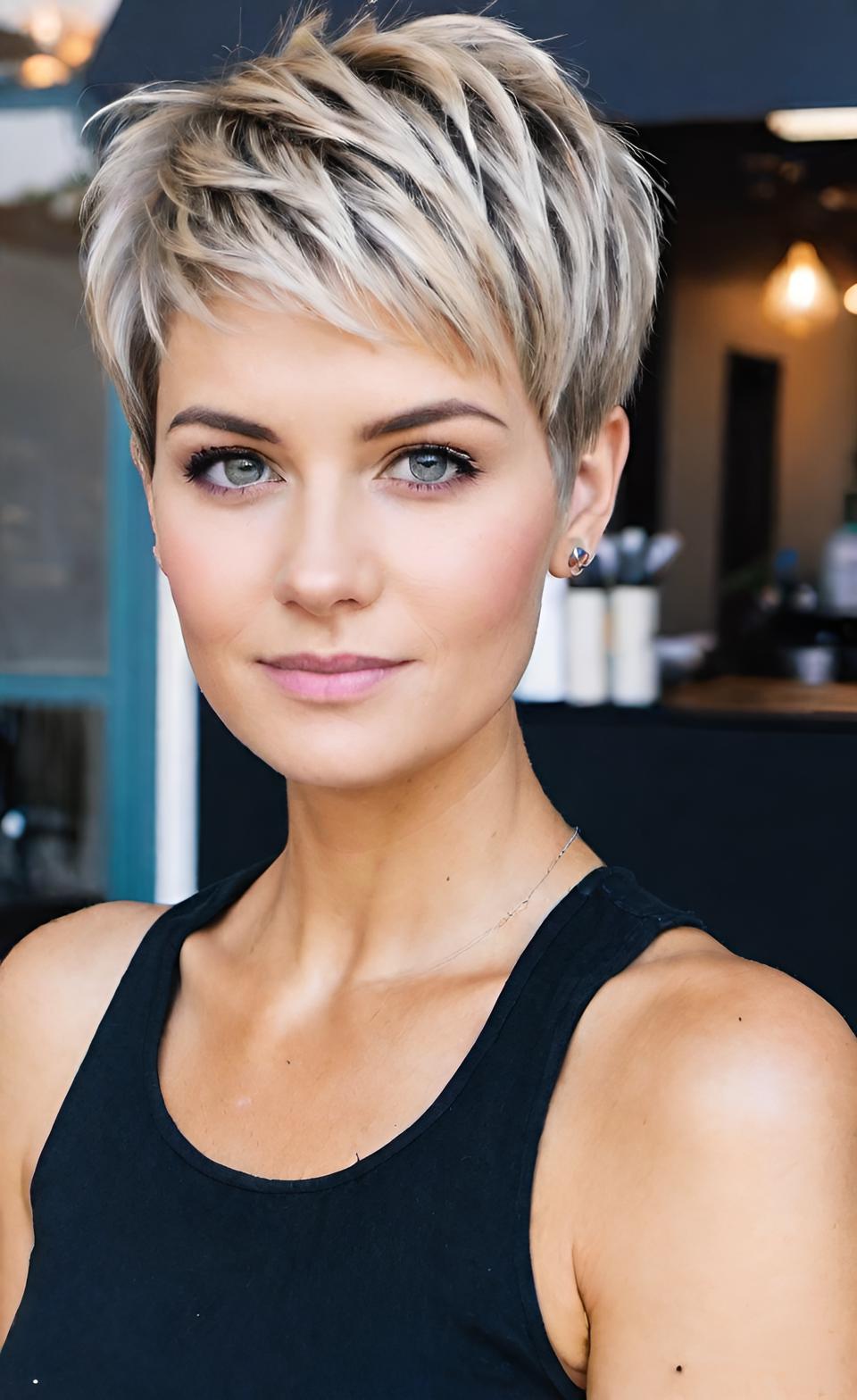 Premium Short Hair Makeover ✂️ | Youthful Choppy Pixie Cuts