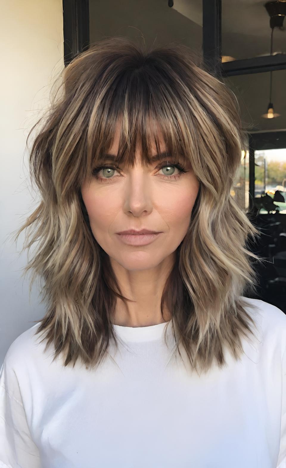 Textured Shag Cuts ✂️ | Premium Soft Layers & Airy Bangs Luxury Style ✨