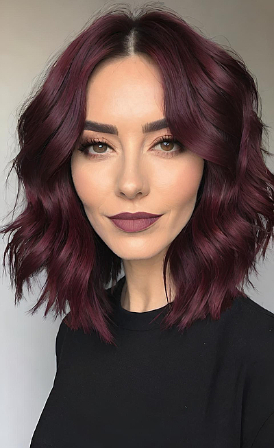18 Stylish Burgundy Shag Cuts for Modern Women
