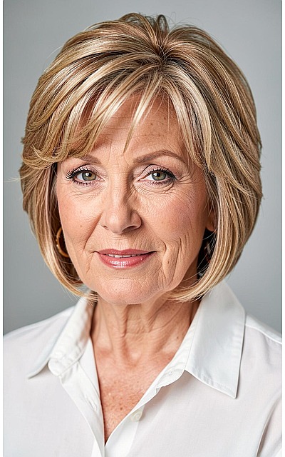 👑 Sophisticated Auburn Textured Crop Bob 👑