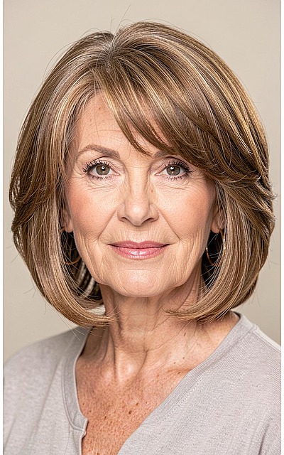 🌟 Sophisticated Ash Blonde Statement Bob 🌟