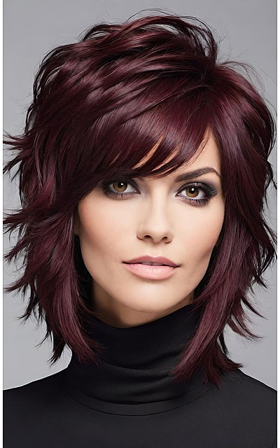 Bold and Beautiful 16 Burgundy Shag Hairstyles to Try