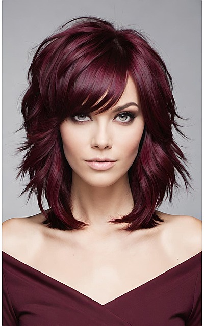 Bold and Beautiful 16 Burgundy Shag Hairstyles to Try