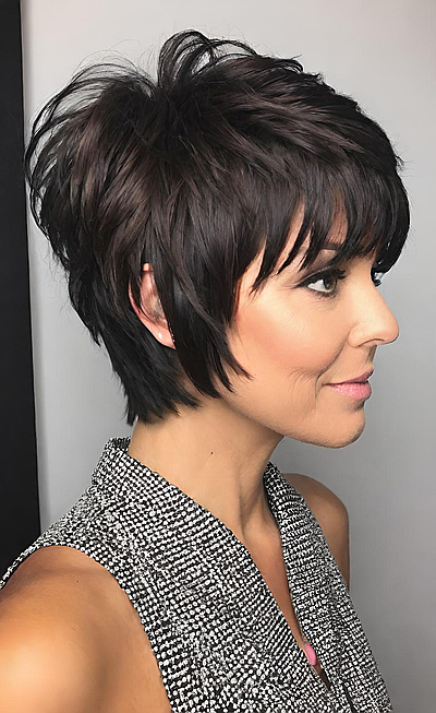 Modern Short Shag Cuts with a Textured Finish ✂️