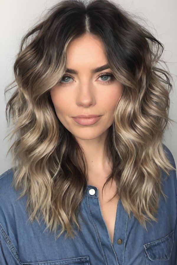 Perfectly Tousled ✨ Wavy Shag Cuts with Effortless Natural Texture