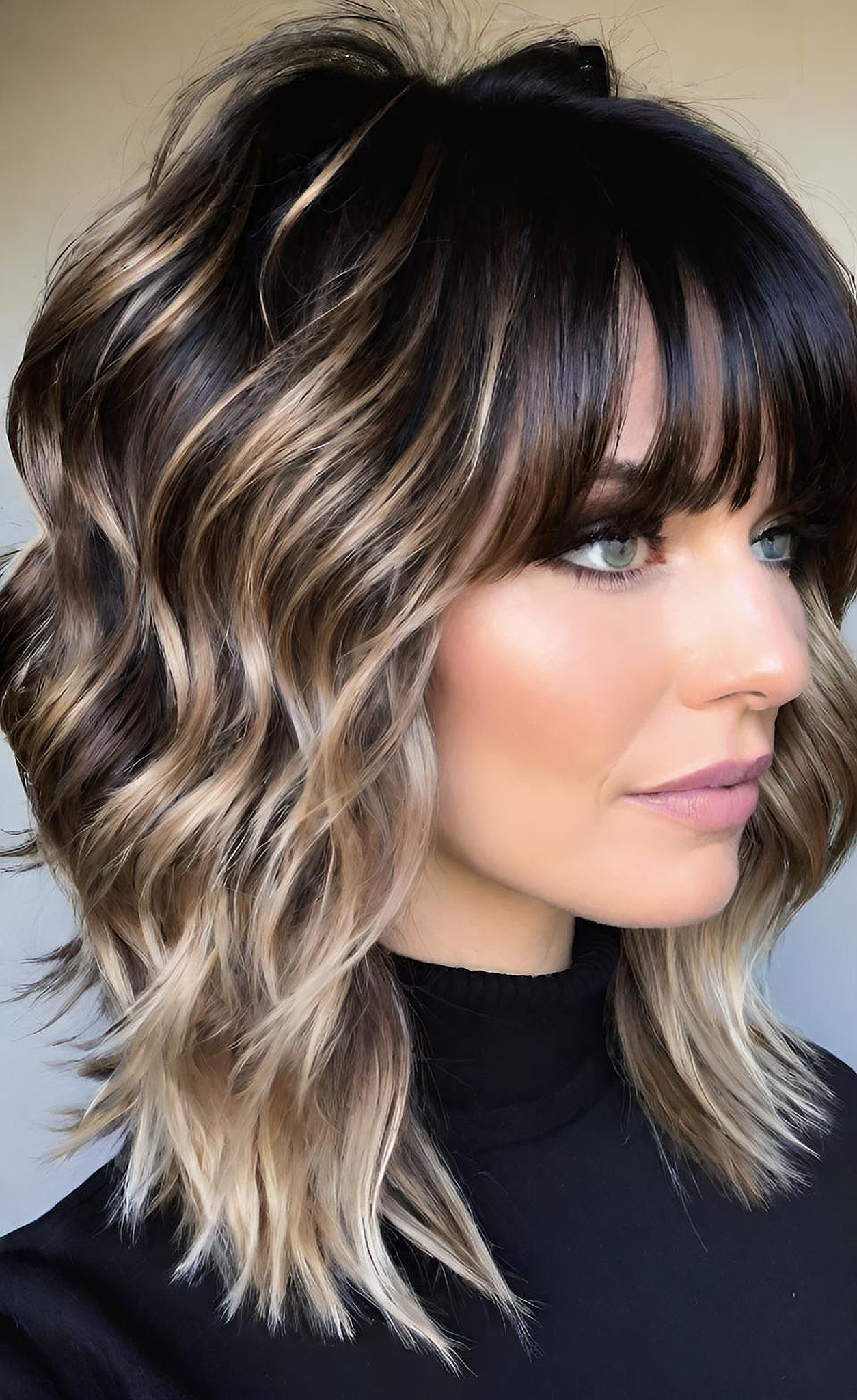 Shag Haircuts with Texture  Bounce, Layers & Bangs #ModernShag