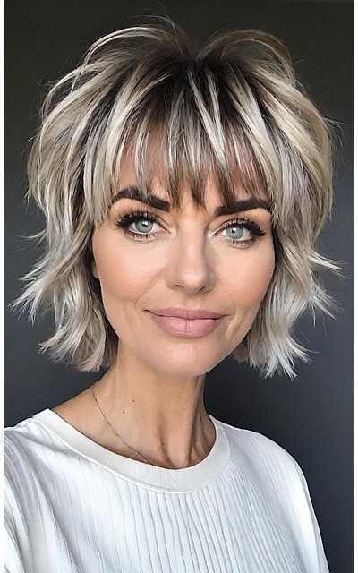 ✨ Platinum Perfection Meets Effortless Edge ✨